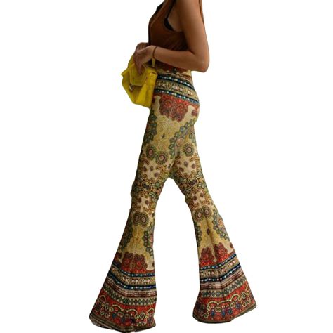 hippie wide leg trousers